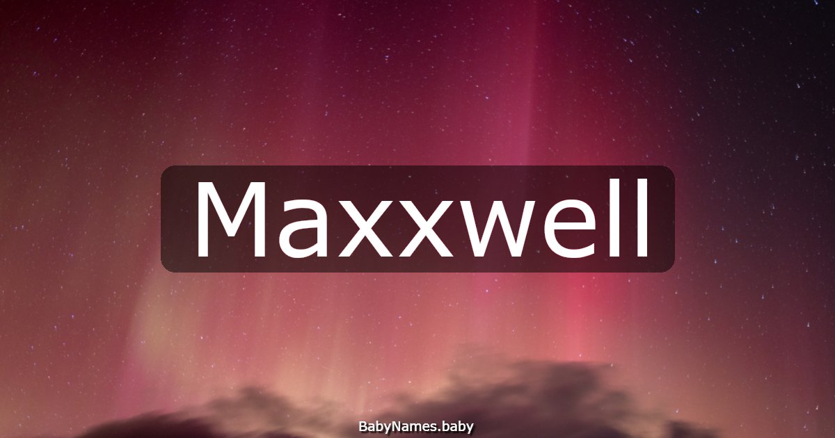 Maxxwell