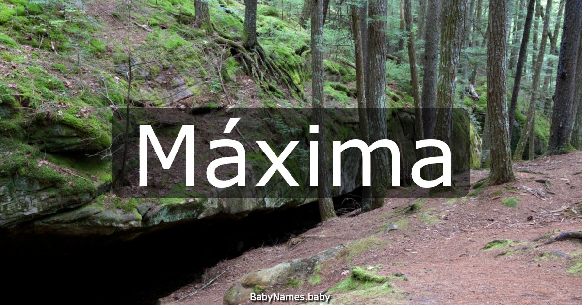 Máxima