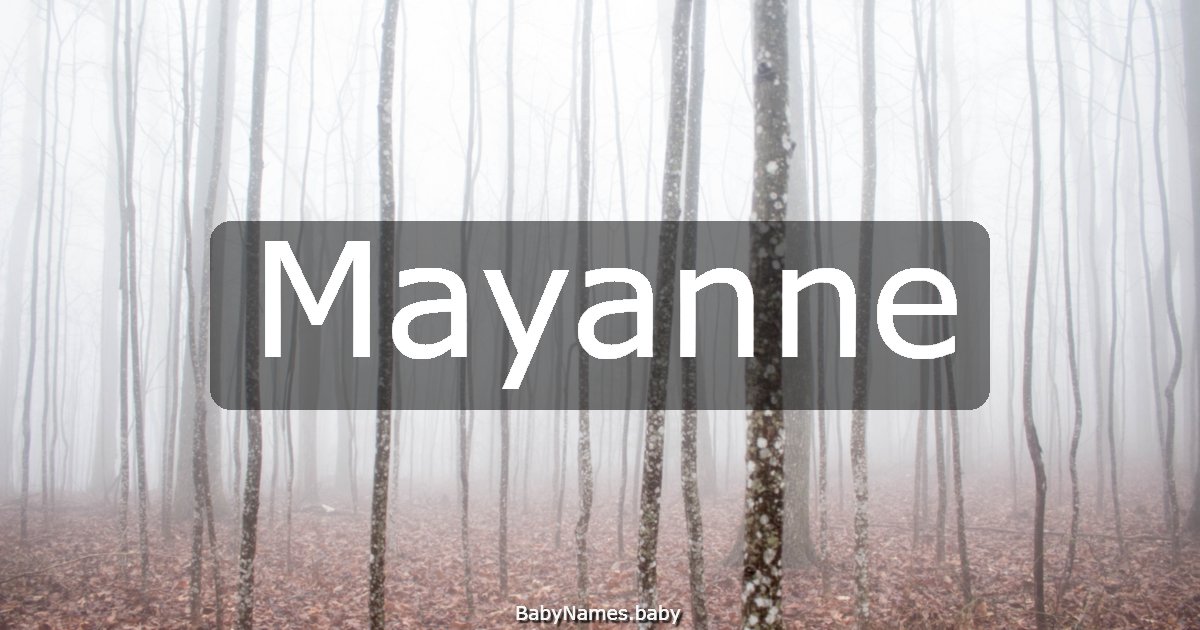 Mayanne
