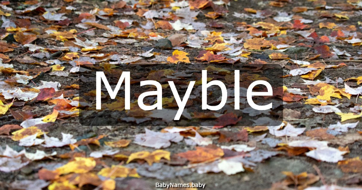 Mayble