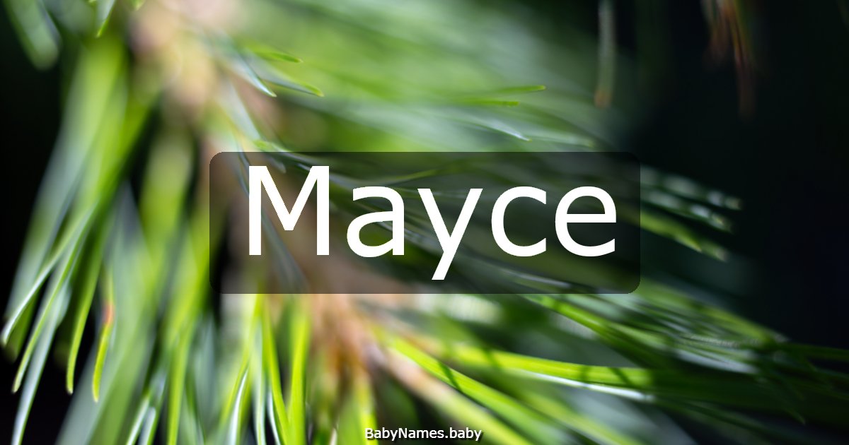 Mayce