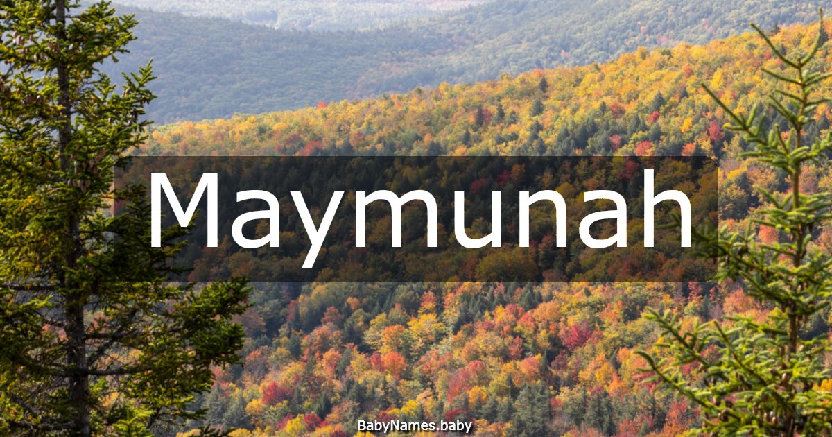 Maymunah