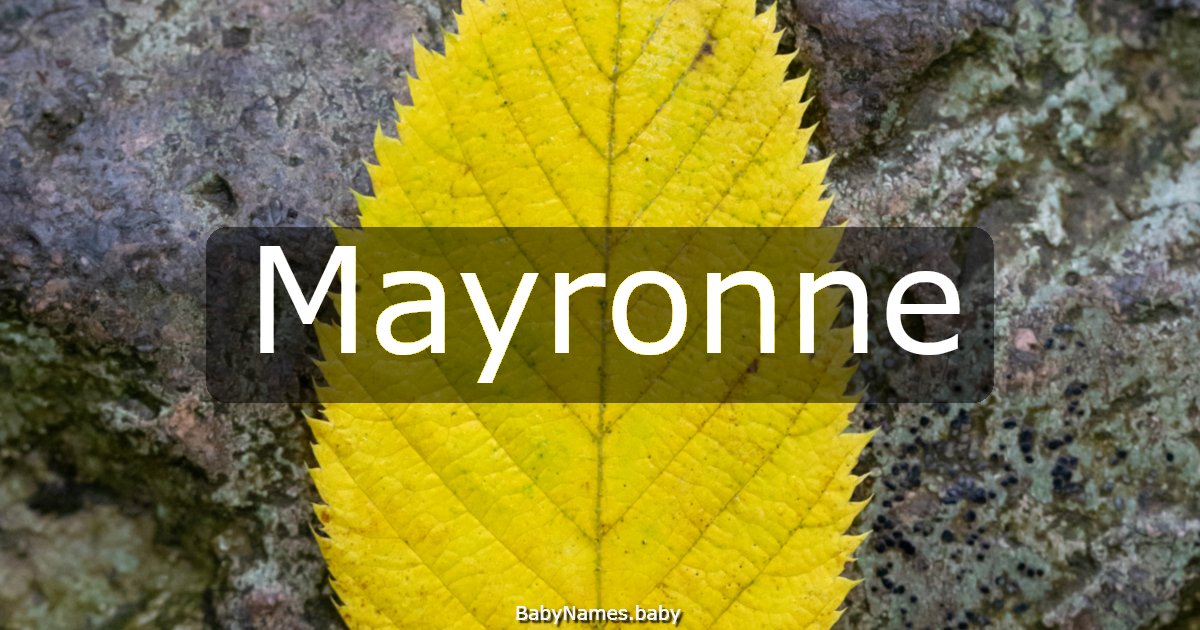 Mayronne