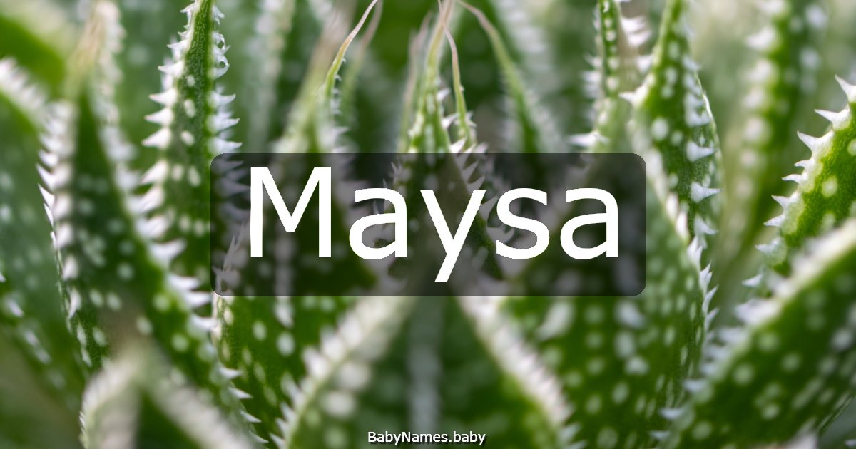 Maysa