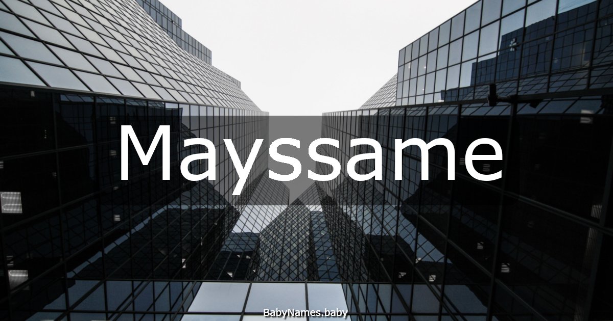 Mayssame