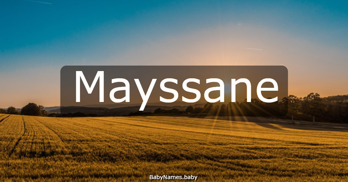 Mayssane