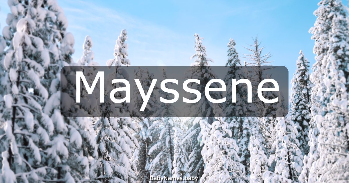 Mayssene