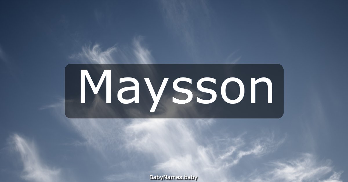 Maysson