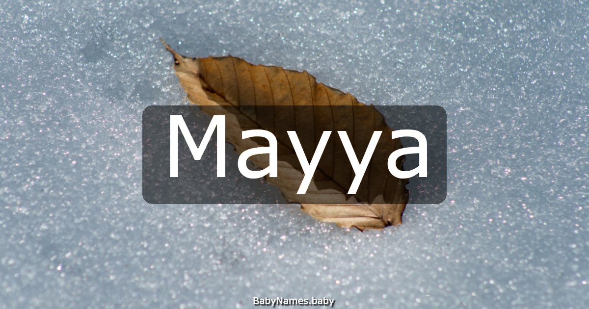 Mayya
