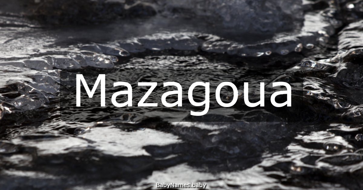 Mazagoua
