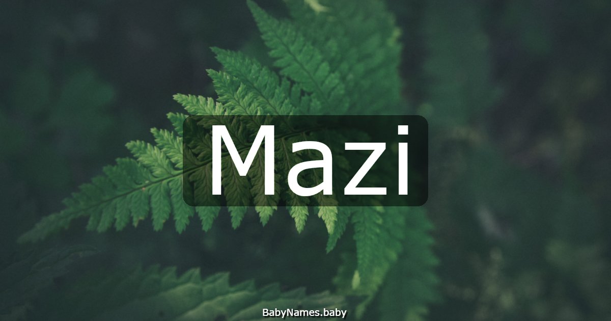 Mazi