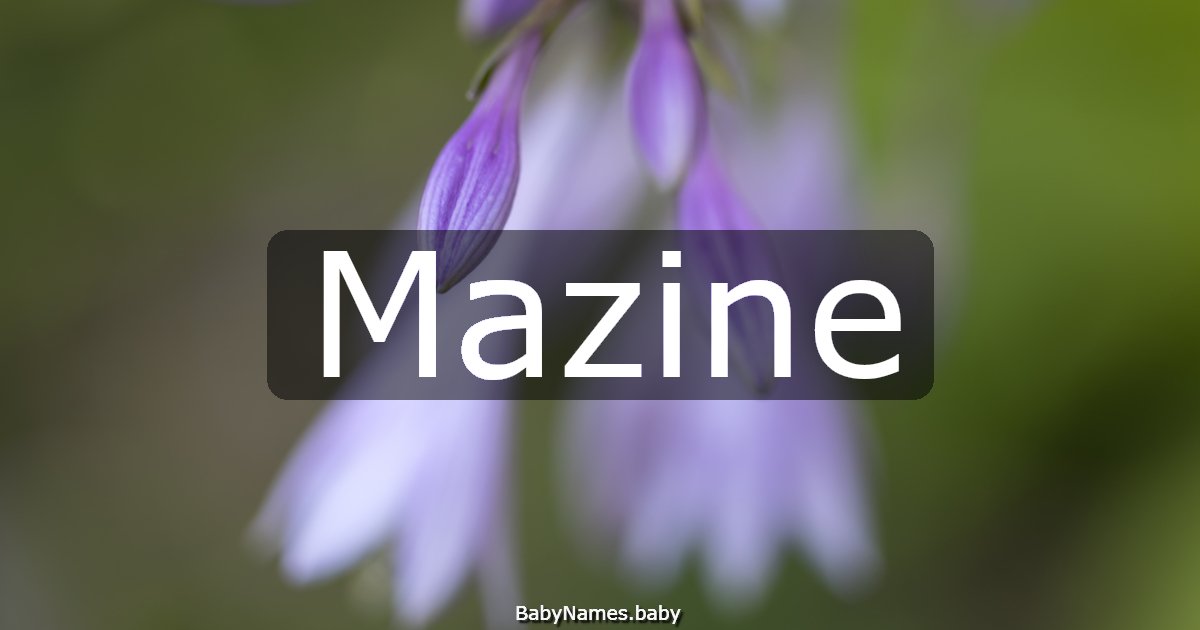 Mazine