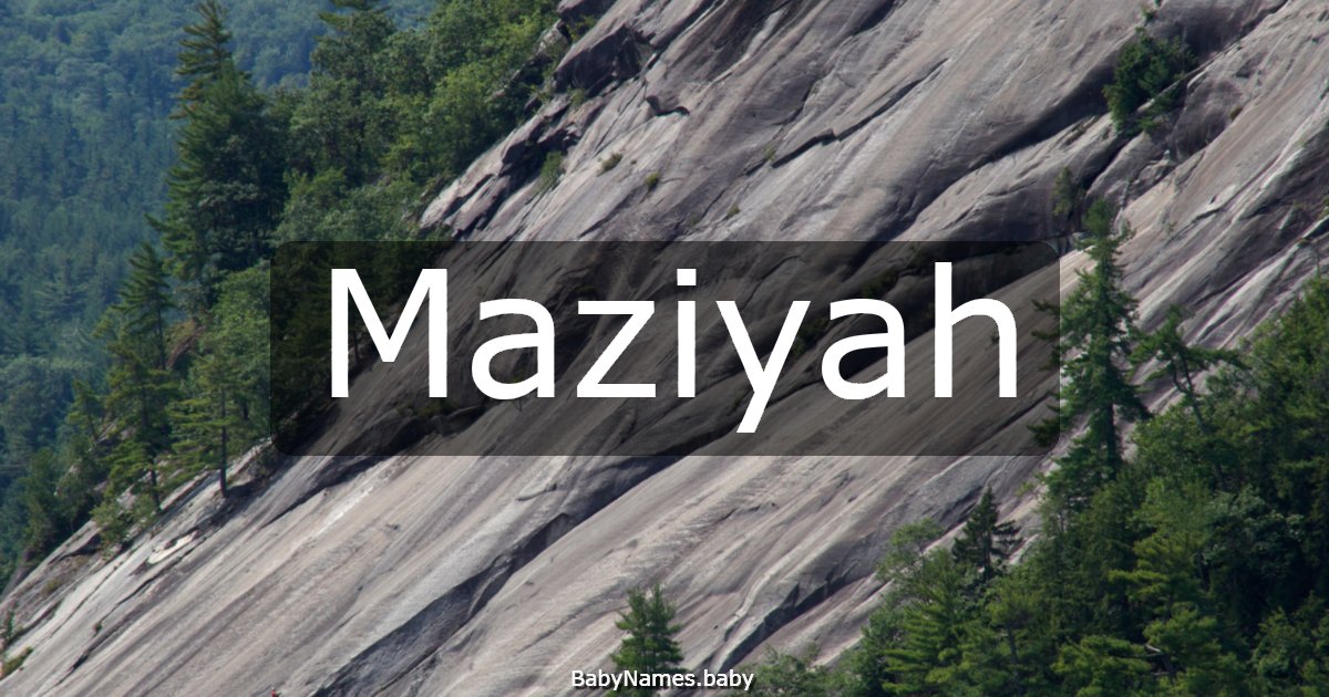 Maziyah
