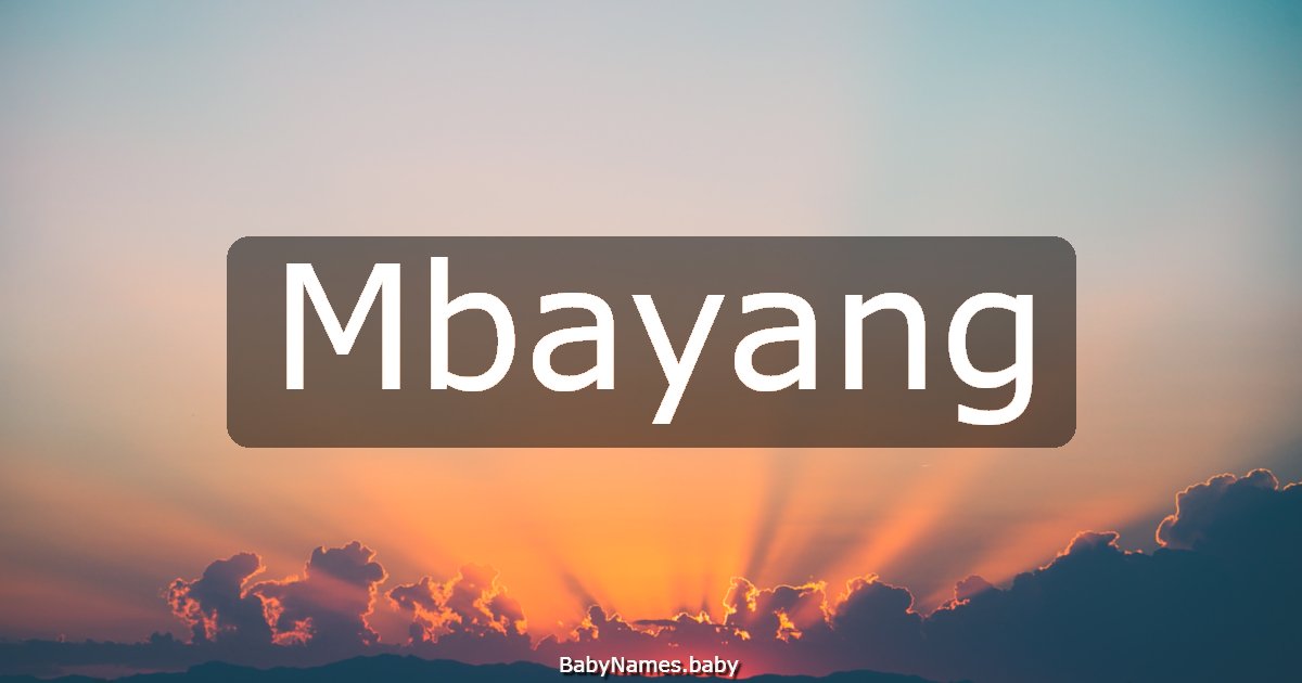 Mbayang