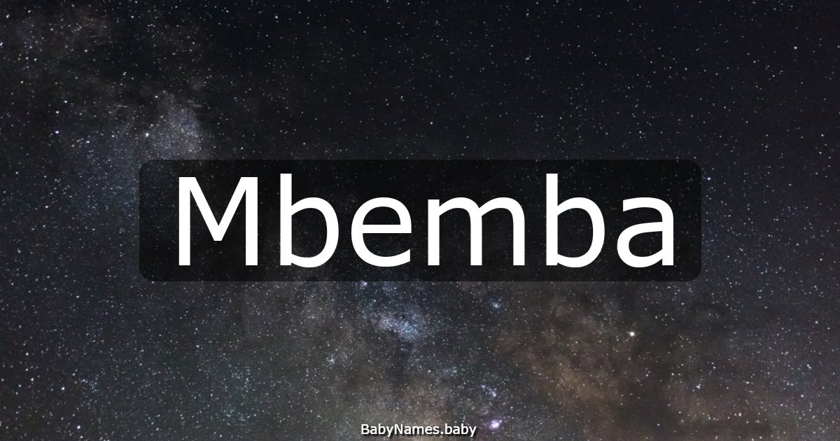 Mbemba