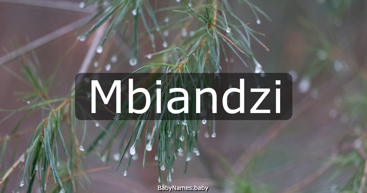 Mbiandzi