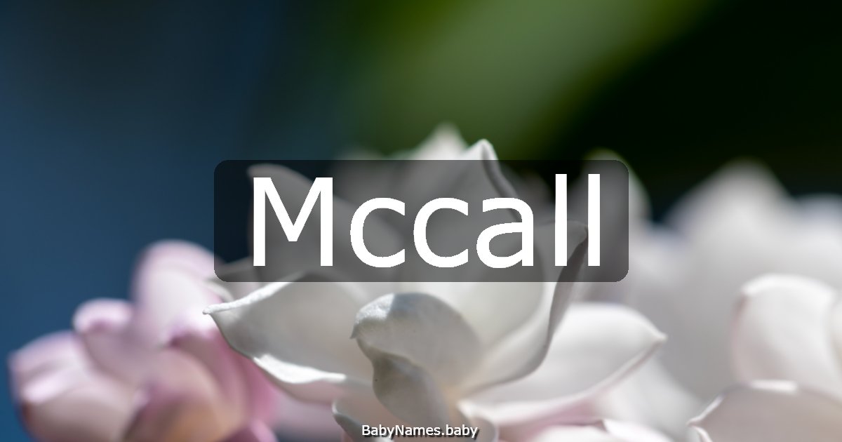 Mccall