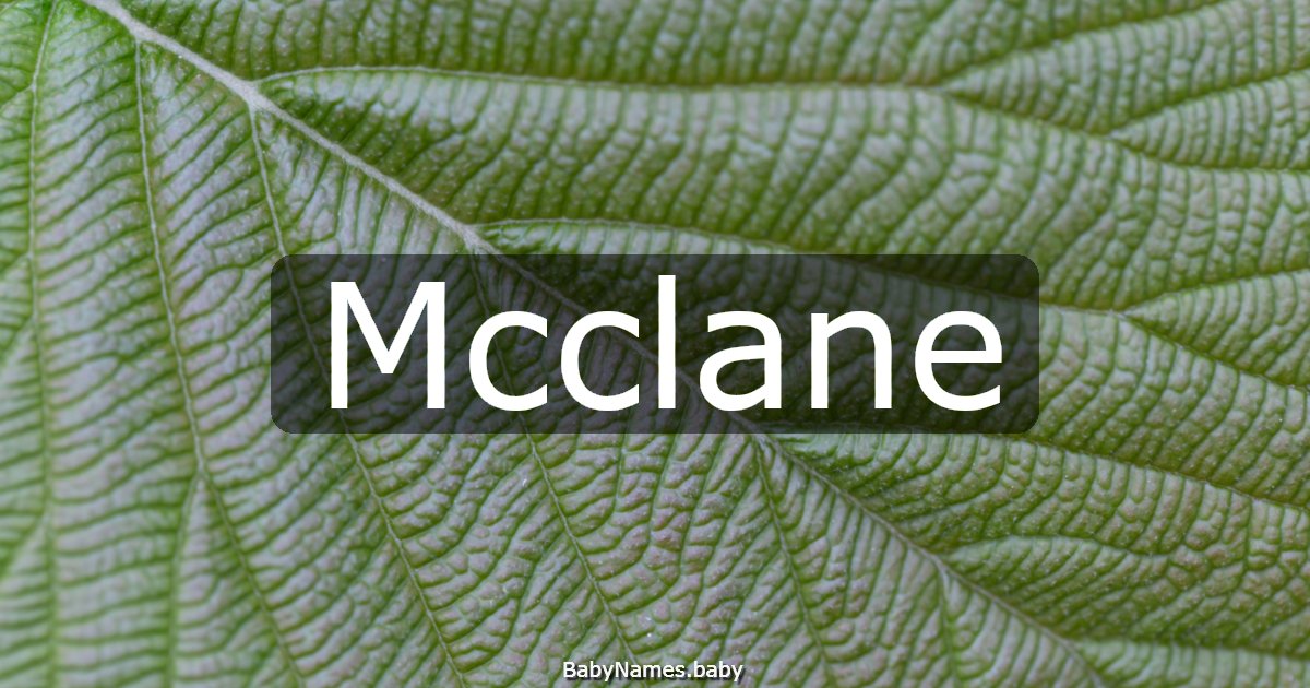 Mcclane
