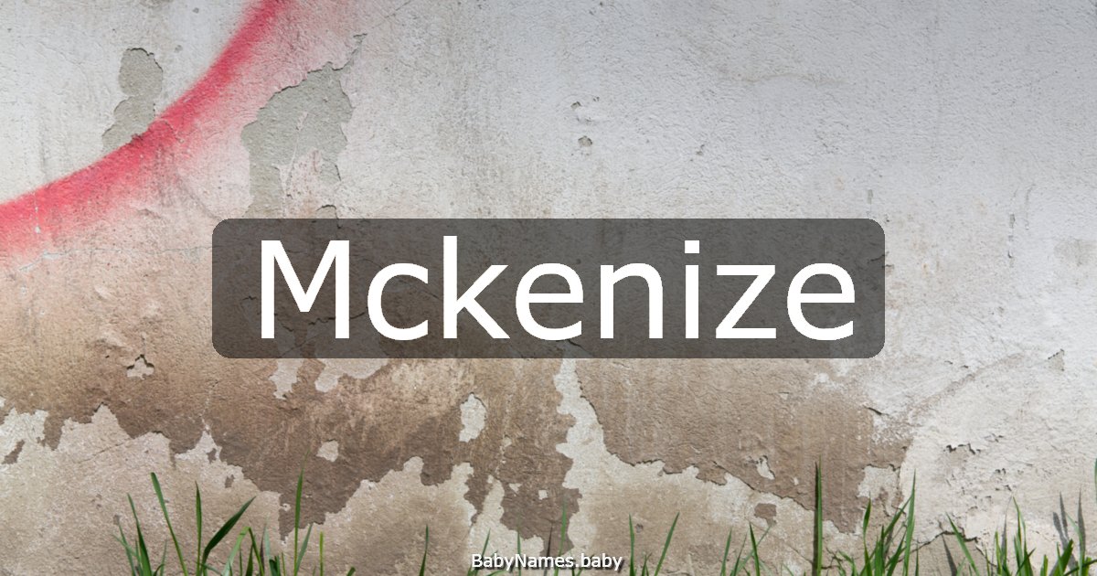Mckenize