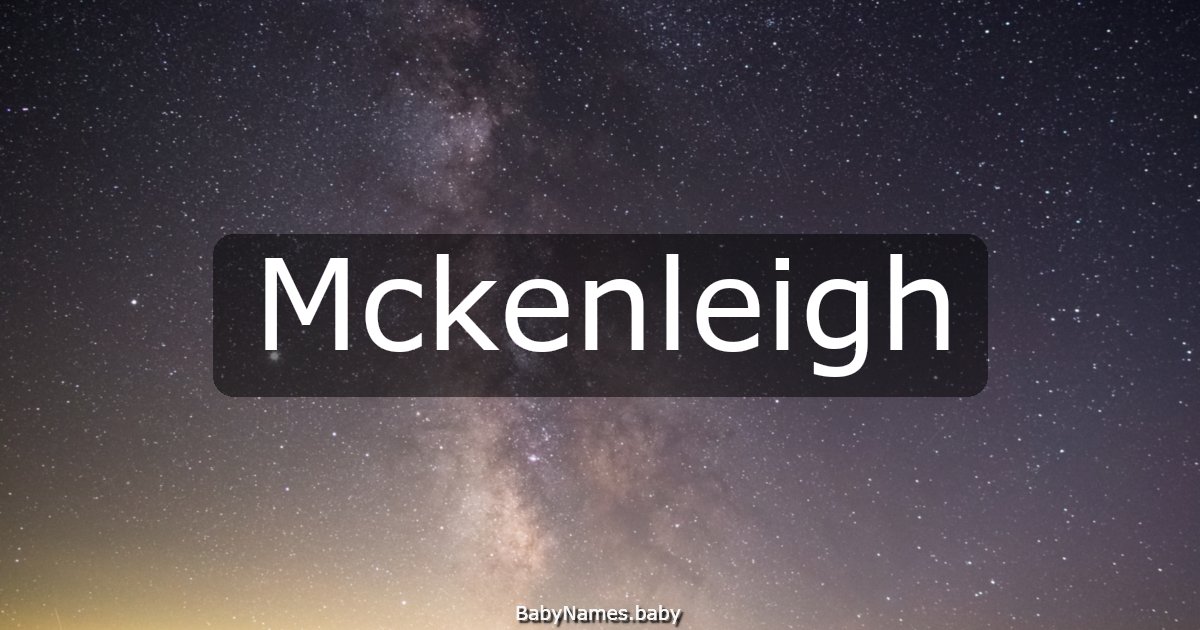 Mckenleigh