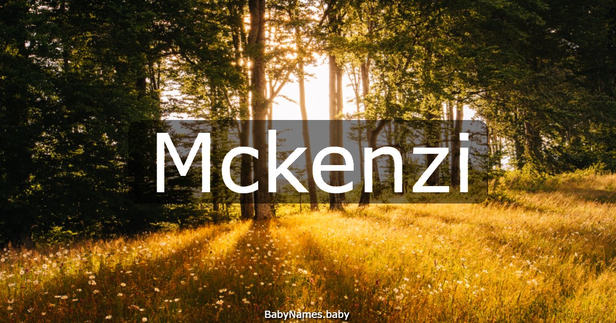 Mckenzi