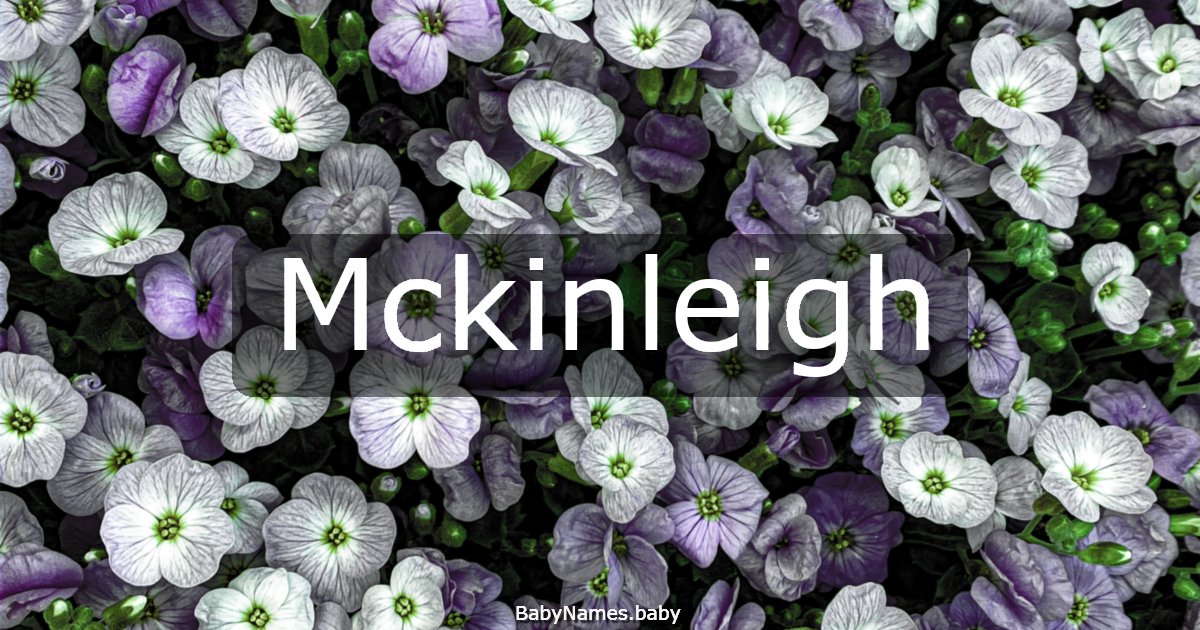 Mckinleigh