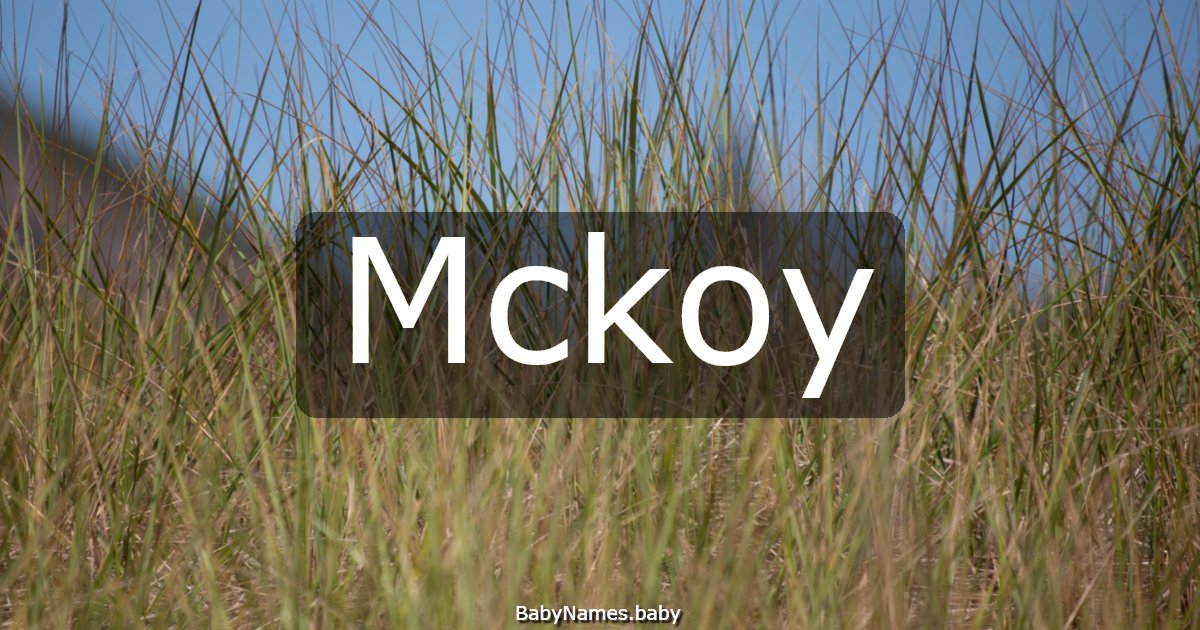 Mckoy