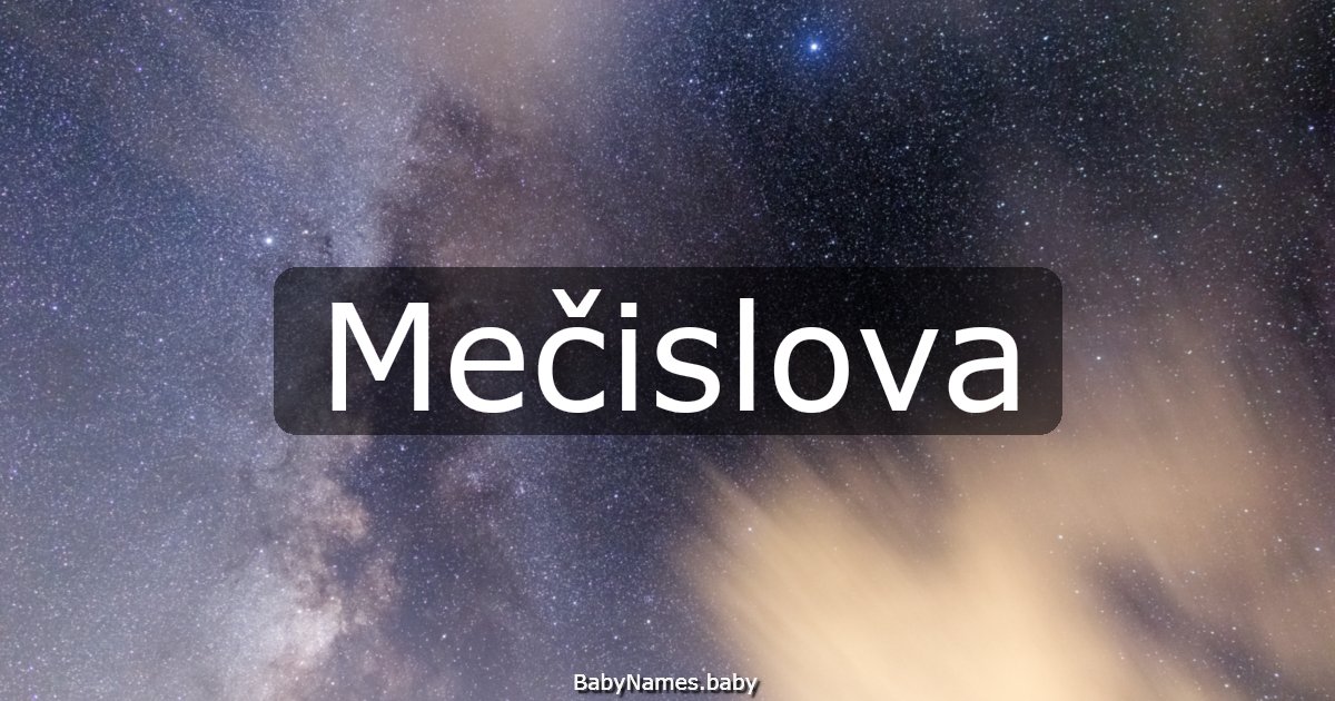 Mečislova