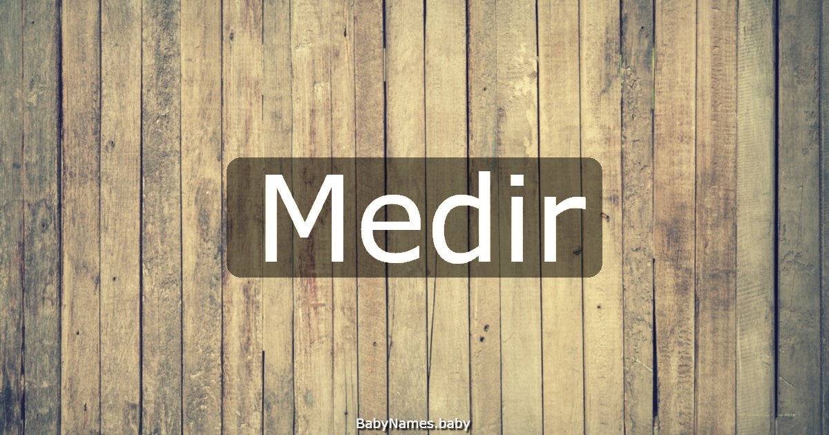 Medir