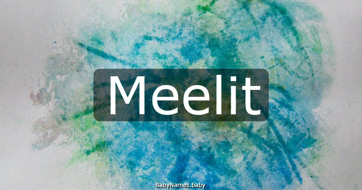 Meelit
