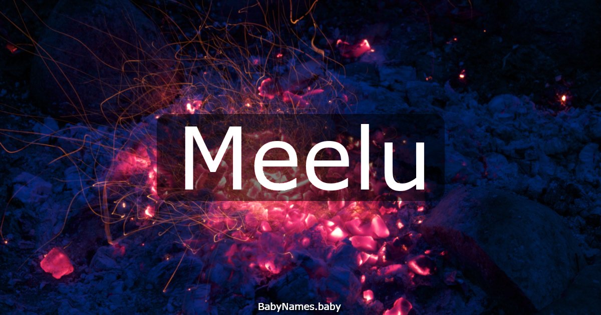 Meelu