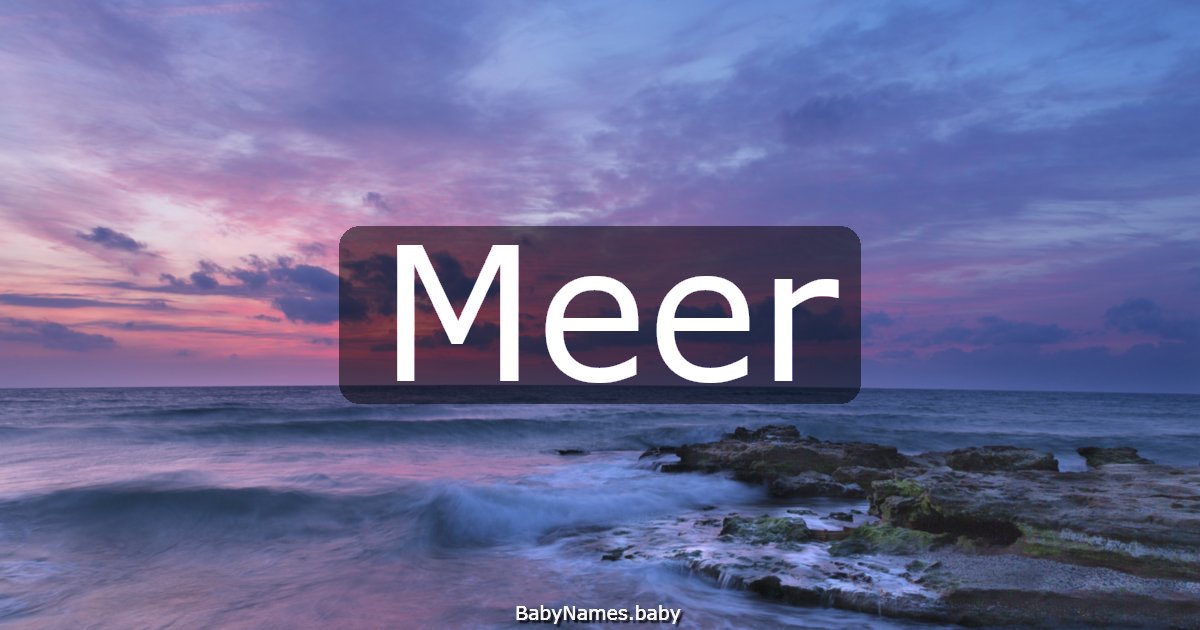 Meer