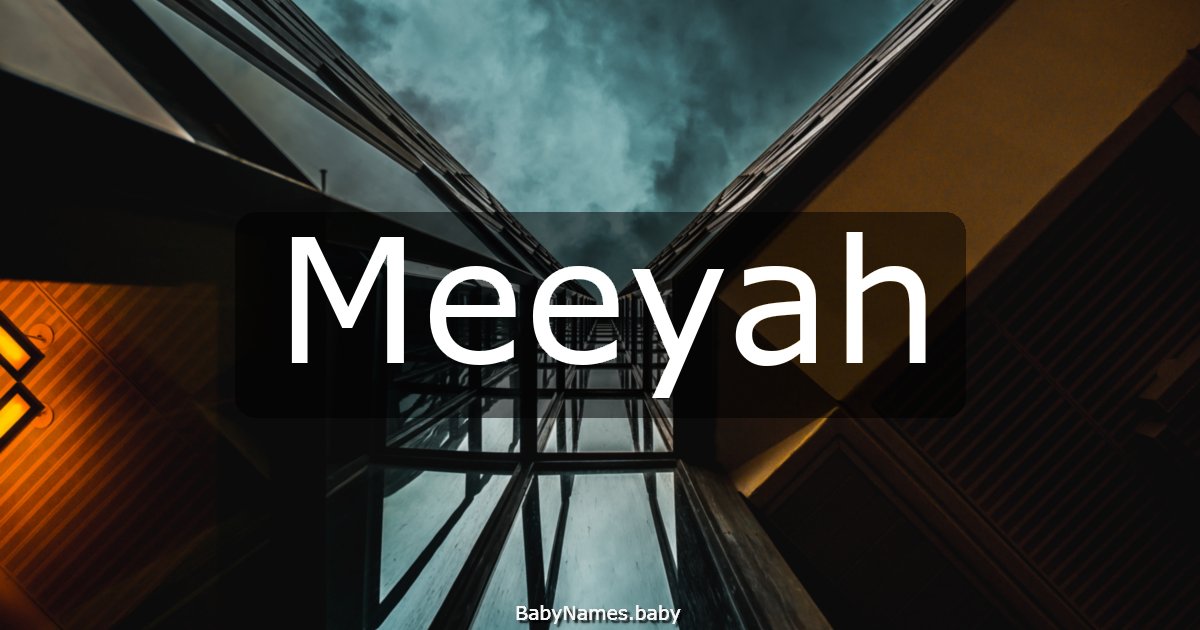 Meeyah
