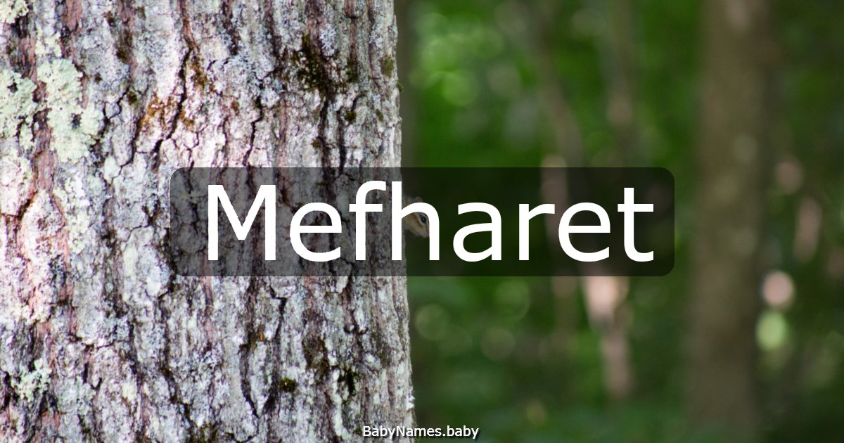 Mefharet
