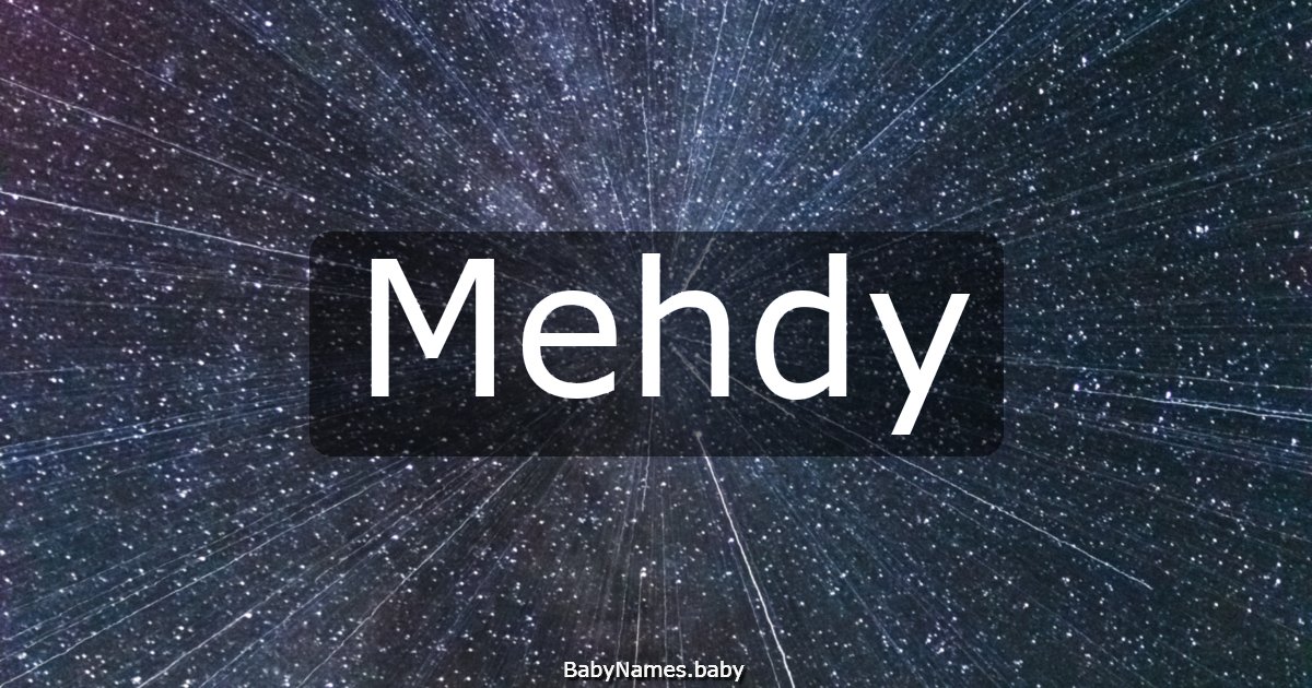 Mehdy