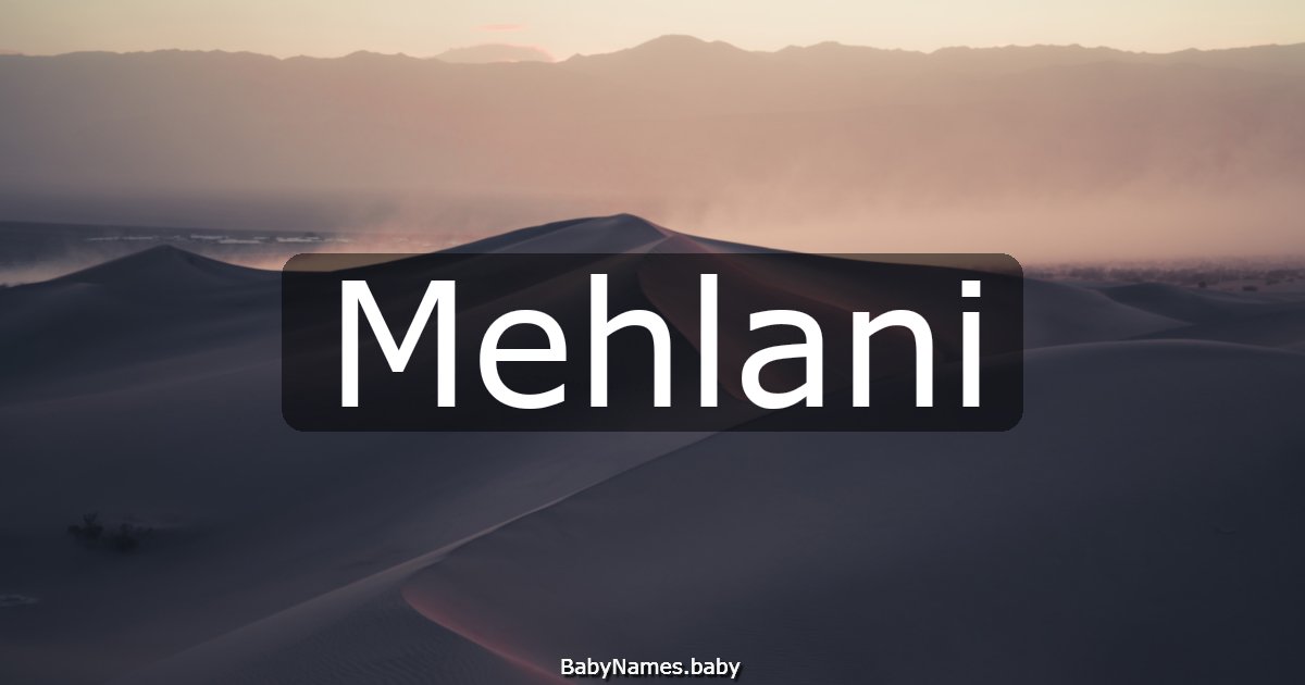 Mehlani