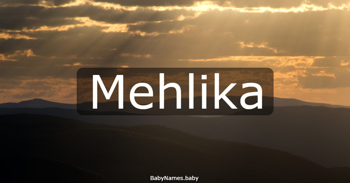 Mehlika