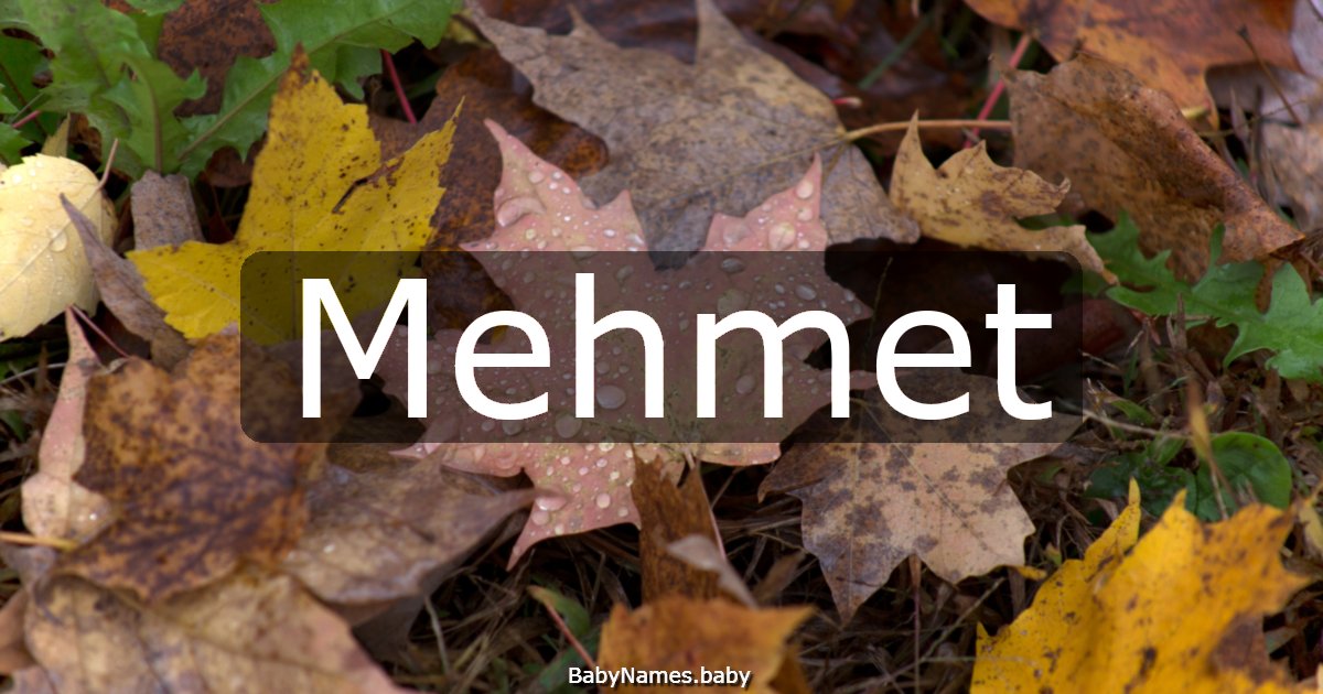 Mehmet