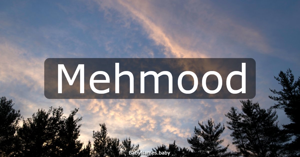 Mehmood