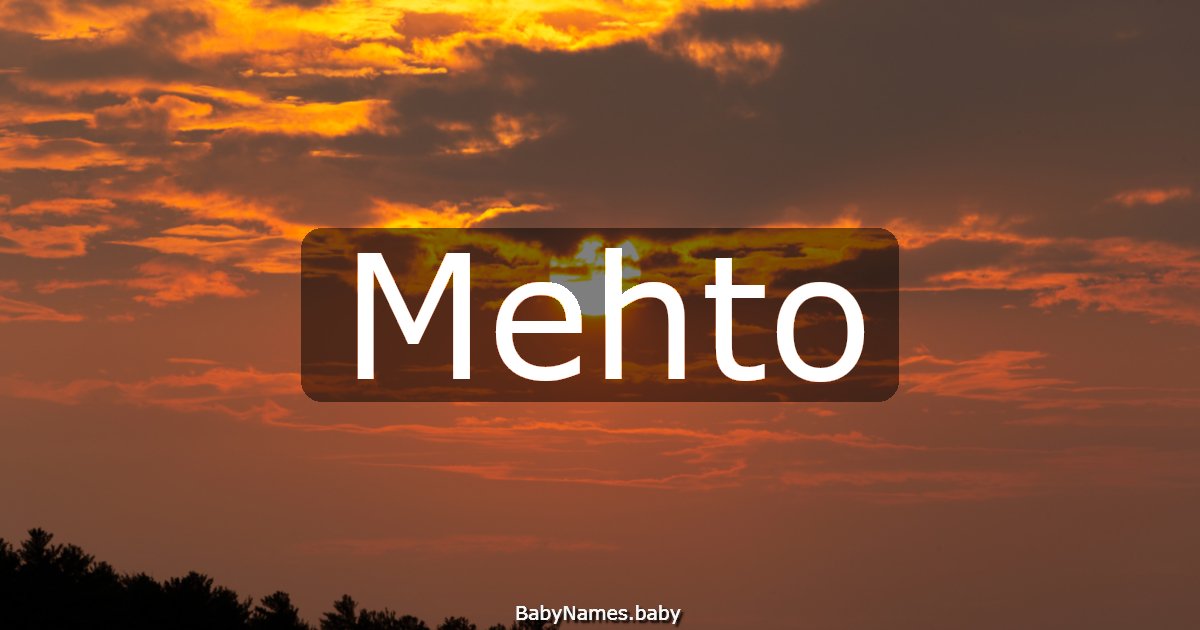 Mehto