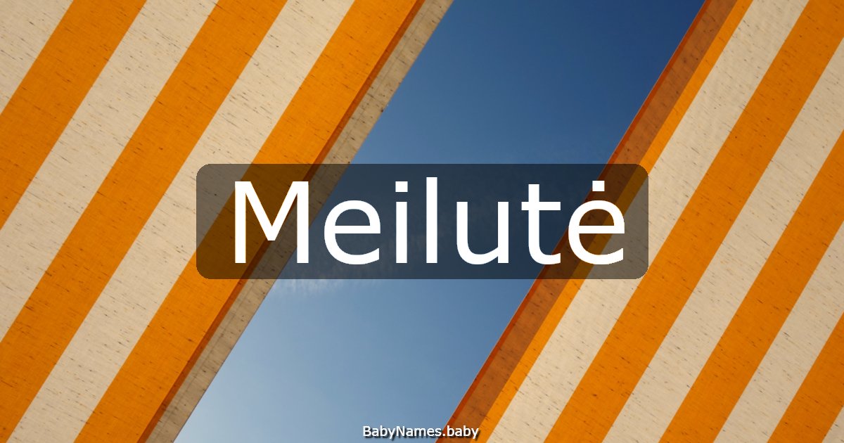 Meilutė