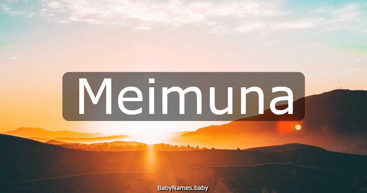 Meimuna