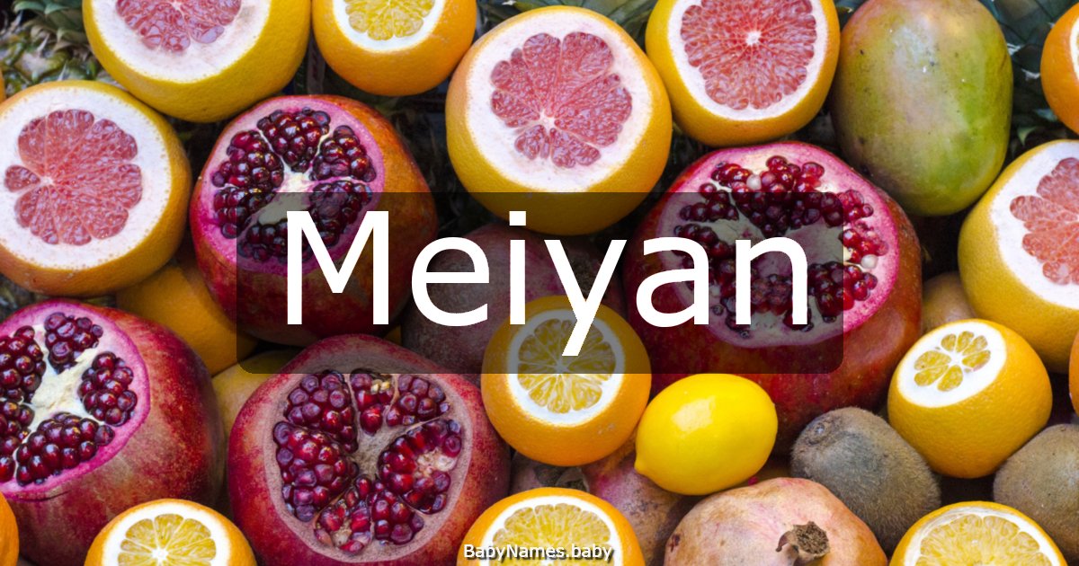Meiyan