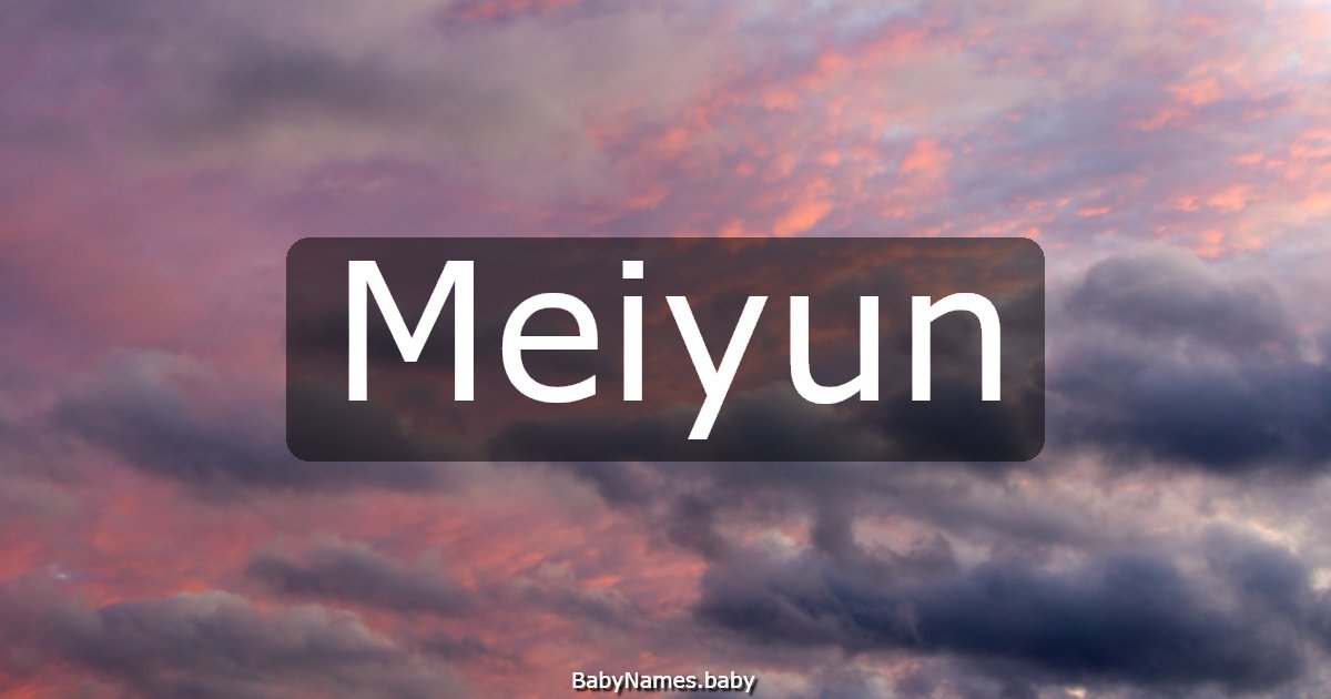 Meiyun