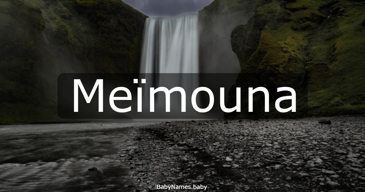 Meïmouna