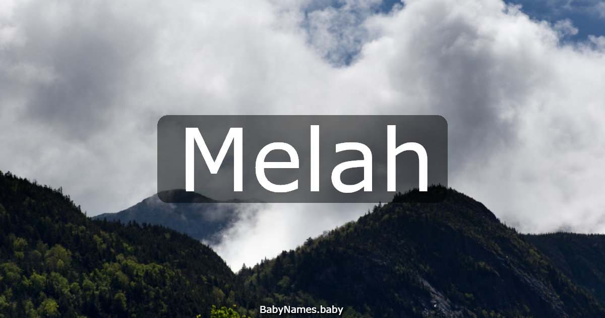Melah