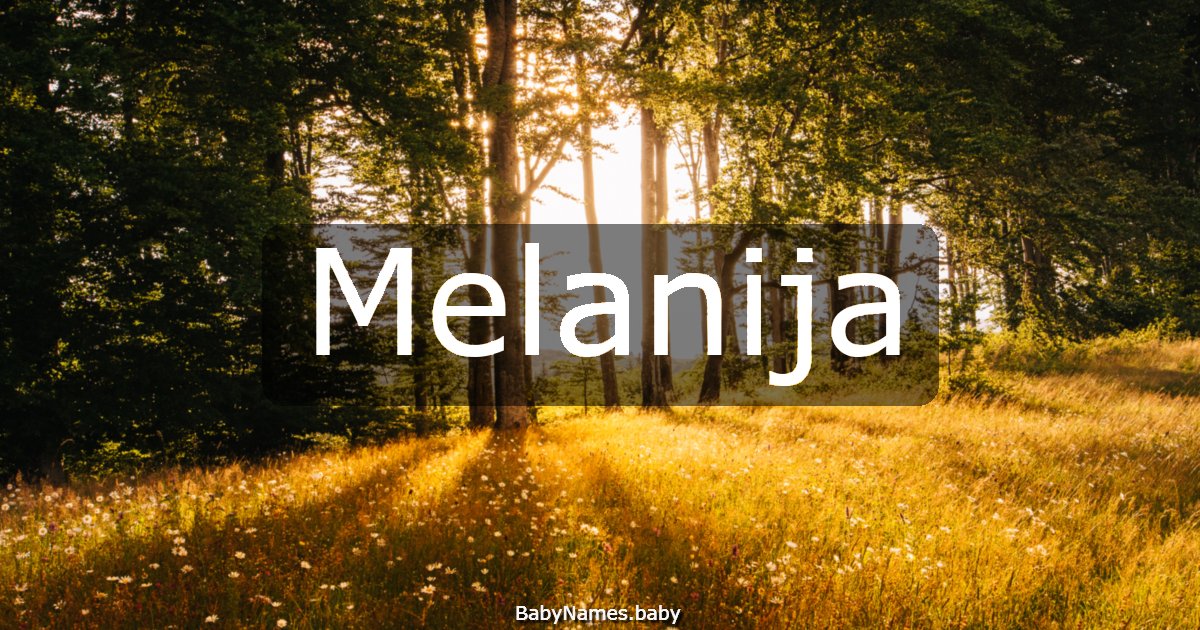 Melanija