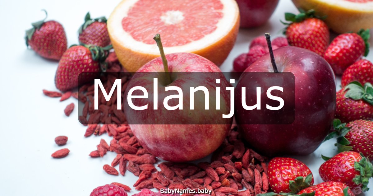 Melanijus