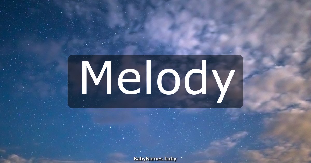 Melody