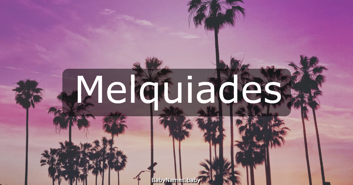 Melquiades